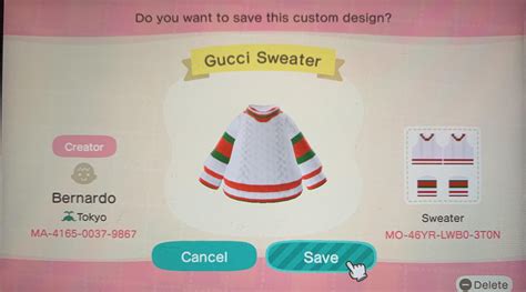 gucci sweater animal crossing|Here’s a basic Gucci sweater for everyone! : r/AnimalCrossing.